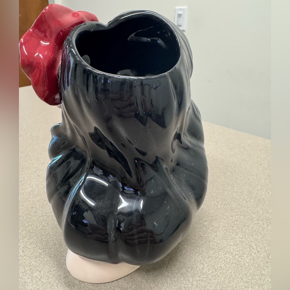 Signed Dita Von Teese Red Rose Vase - Picture 3 of 5